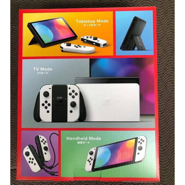 Nintendo Switch(ニンテンドースイッチ)の新品未開封　ニンテンドースイッチ 本体 有機ELモデル ホワイト　店舗印あり エンタメ/ホビーのゲームソフト/ゲーム機本体(家庭用ゲーム機本体)の商品写真