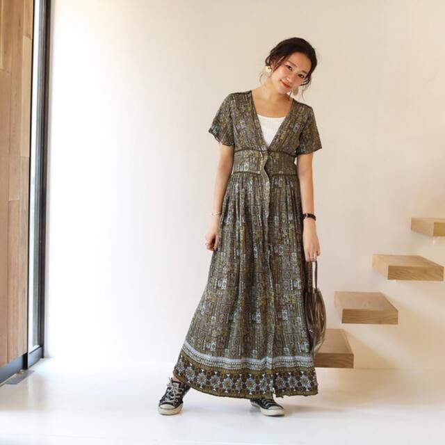 todayful Paisley Corset Dressレディース