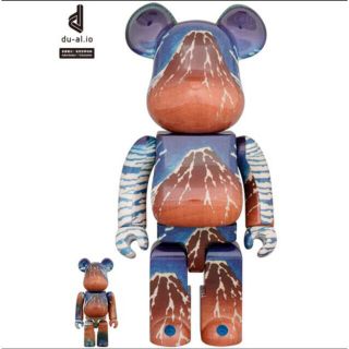 ベアブリック(BE@RBRICK)のBE@RBRICK 葛飾北斎 「冨嶽三十六景 凱風快晴」100％ & 400％(その他)