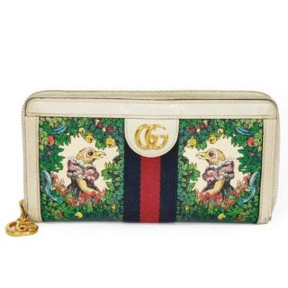 グッチ(Gucci)のグッチ ジップアラウンドウォレット シェリー オフィディア ヒグチユウコ マルチカラー 長財布 523154 9VFAY 8508(財布)