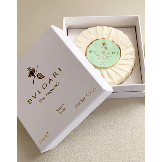 BVLGARI(ブルガリ)のブルガリ　アメニティ　石鹸　サボンソープ コスメ/美容のボディケア(ボディソープ/石鹸)の商品写真