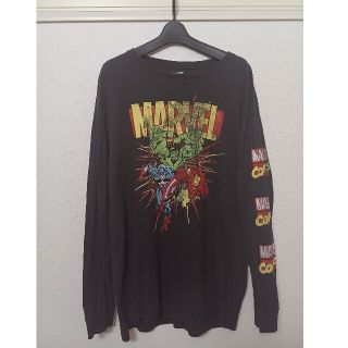 マーベル(MARVEL)のマーベルMARVEL  長袖Tシャツ ヴィンテージ調 XL(Tシャツ/カットソー(七分/長袖))