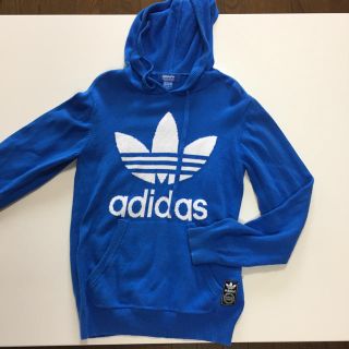 アディダス(adidas)のアディダス セーター 青(ニット/セーター)