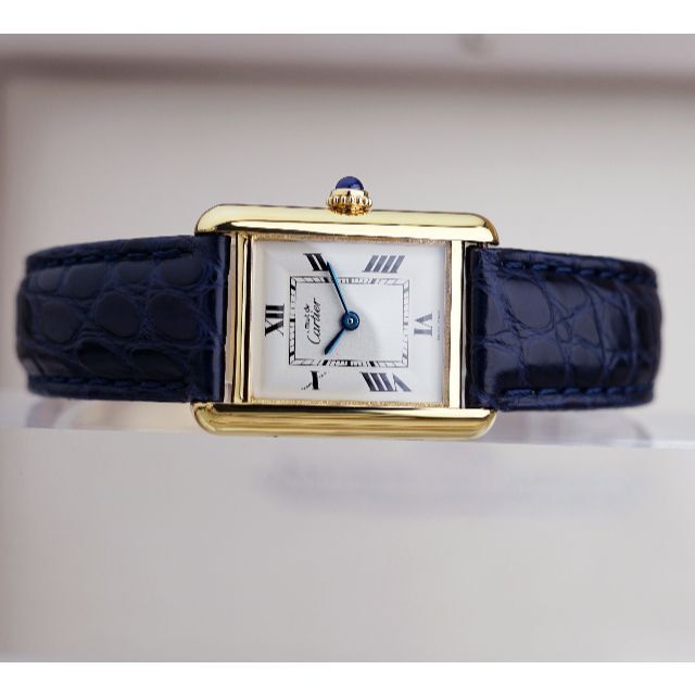 Cartier - 美品 カルティエ マスト タンク ホワイト ローマン SM Cartier
