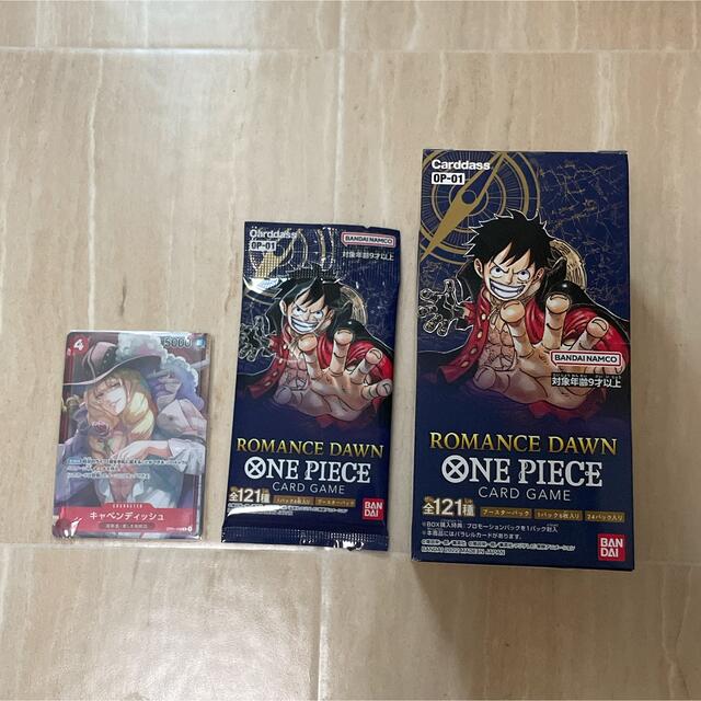 ONE PIECE(ワンピース)のワンピース カードゲーム ロマンスドーン 1box+1パック+おまけ1枚 エンタメ/ホビーのトレーディングカード(その他)の商品写真