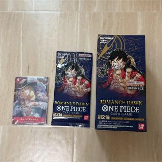 ワンピース(ONE PIECE)のワンピース カードゲーム ロマンスドーン 1box+1パック+おまけ1枚(その他)