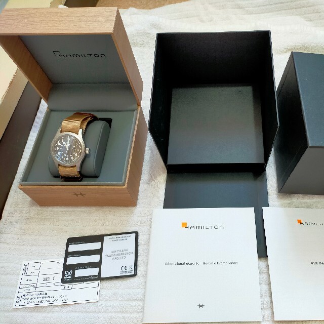 Hamilton(ハミルトン)のカーキフィールドメカニカル現行品ほぼ新品 メンズの時計(腕時計(アナログ))の商品写真
