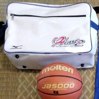 ミズノ(MIZUNO)のバスケ　ハーツ　バッグ、ボール(バスケットボール)