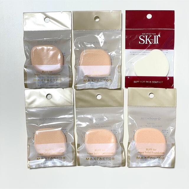 SK-II(エスケーツー)の【新品 未使用】SK-II マックスファクター　スポンジパフセット コスメ/美容のメイク道具/ケアグッズ(パフ・スポンジ)の商品写真