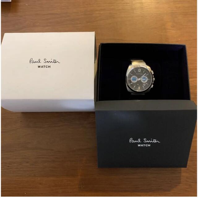 Paul Smith(ポールスミス)の美品　ポールスミス　Paul Smith 腕時計　メンズ　クロノグラフ　ブラック メンズの時計(腕時計(アナログ))の商品写真