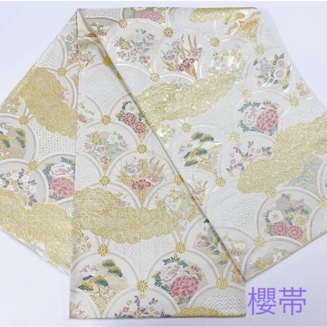 帯84。❀ 美品 秀品 六通帯 松竹梅