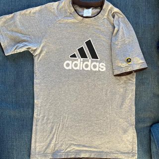 アディダス(adidas)の子ども服　Tシャツ　adidas グレー　サイズ160(Tシャツ/カットソー)