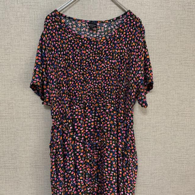 90s ビンテージ アメリカ 花柄 花 フラワー ロングワンピース