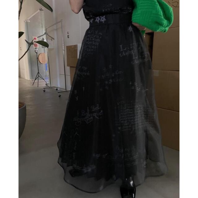 HOROSCOPE SHEER PLEATS SKIRT スカート AMERI cnema.fr