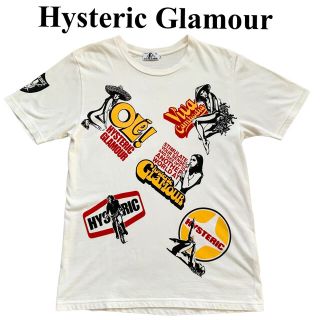 ヒステリックグラマー(HYSTERIC GLAMOUR)のヒステリックグラマー☆ヒスガール ステッカー 総柄 Tシャツ(Tシャツ/カットソー(半袖/袖なし))