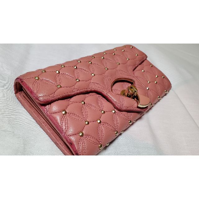 BVLGARI(ブルガリ)の正規　限定 ブルガリ ディーヴァドリーム ロゴ クリップ長財布 ピンク 付属有 レディースのファッション小物(財布)の商品写真