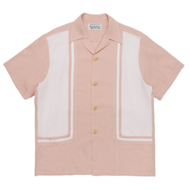 WACKO MARIA - 22ss WACKO MARIA MIAMI SHIRT pink の通販 by WACKO MARIA - 22ss WACKO MARIA MIAMI SHIRT pink の通販 by