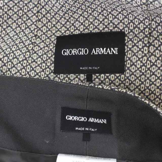 Giorgio Armani(ジョルジオアルマーニ)のジョルジオアルマーニ スーツ セットアップ 上下 48 XXL グレー レディースのフォーマル/ドレス(スーツ)の商品写真