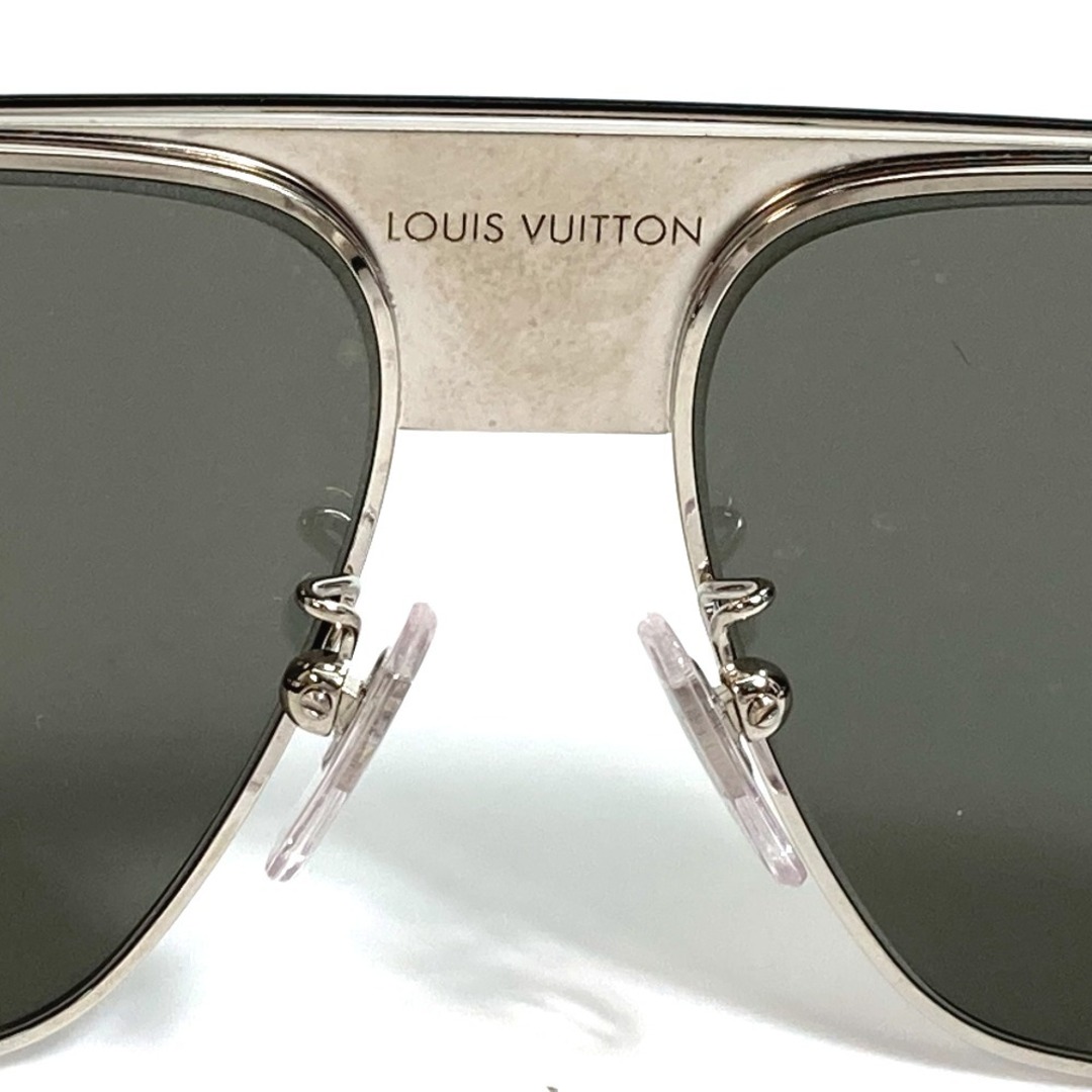 LOUIS VUITTON(ルイヴィトン)のルイヴィトン LOUIS VUITTON パシフィック Z2339E モノグラム エクリプス アイウェア サングラス モノグラムエクリプスキャンバス シルバー×ブラック系 美品 メンズのファッション小物(サングラス/メガネ)の商品写真