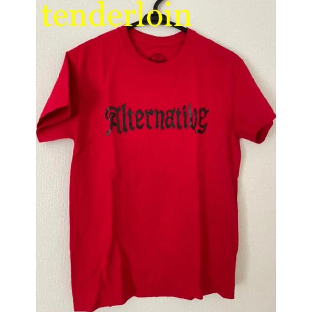 tenderloin テンダーロイン Tシャツ ロゴ レッド S - Tシャツ