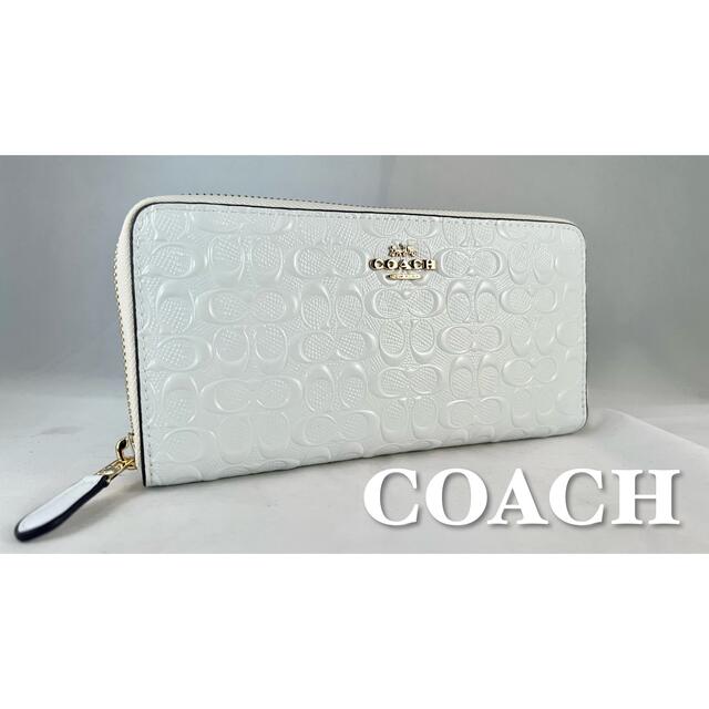 COACH - ☆ 本日限定 coach コーチ 長財布 ホワイト 人気色 白