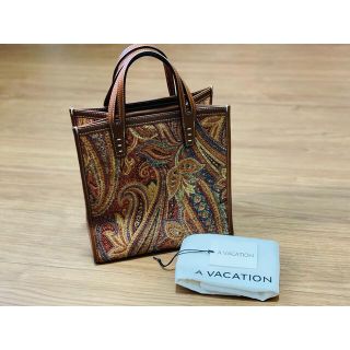 A VACATION - アバケーション バッグ ペイズリー ボックス BOXの通販