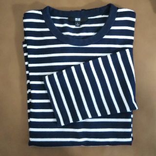 ユニクロ(UNIQLO)のユニクロ 長袖ボーダーカットソー(Tシャツ/カットソー(七分/長袖))