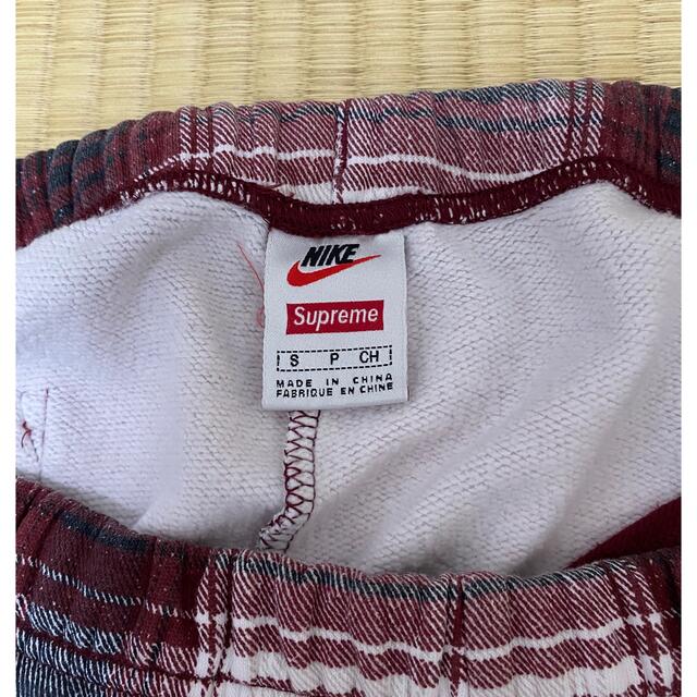 Supreme - supreme NIKE Plaid Sweatshort ナイキ Sサイズの通販 by