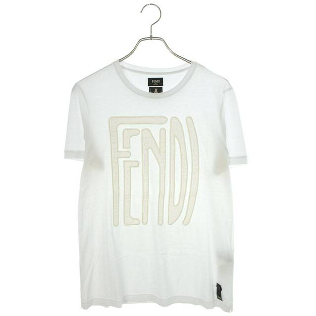 フェンディ ×アンリアレイジ/ANREALAGE FY0894 AE0D フロントロゴ刺繍Tシャツ メンズ S