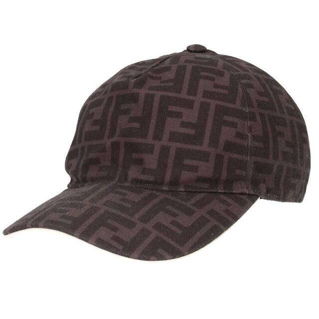 FENDI(フェンディ)のフェンディ ロゴ総柄ベースボール帽子 メンズ 58cm ハンドメイドのファッション小物(帽子)の商品写真