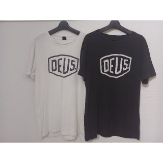 デウスエクスマキナ(Deus ex Machina)のデウス DEUS Tシャツ 2着セット 白黒 L(Tシャツ/カットソー(半袖/袖なし))