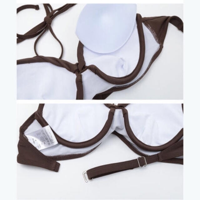 titivate(ティティベイト)の新品　SEA DRESS シフォンチュニック付ビキニ/水着3点セット/ビーチ レディースの水着/浴衣(水着)の商品写真