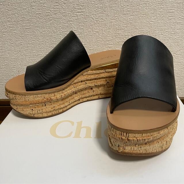 Chloe(クロエ)の【chloe】クロエ コルクウェッジサンダル レディースの靴/シューズ(サンダル)の商品写真