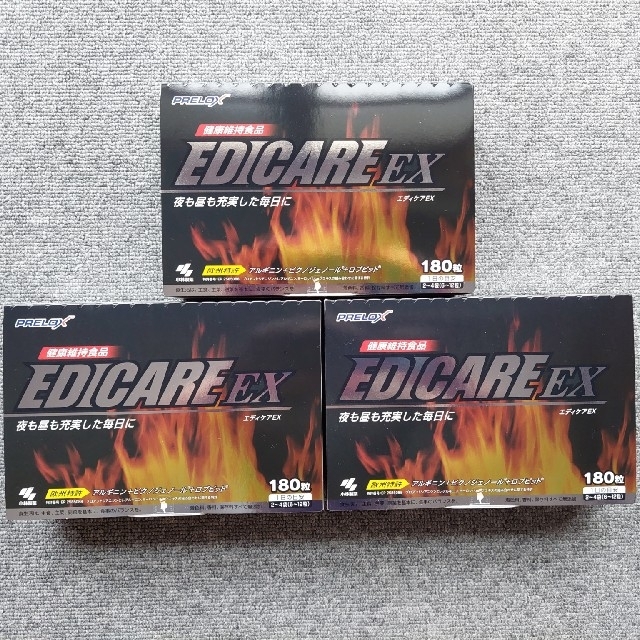 日本通販売 小林製薬 エディケアEX180粒×3箱セット 食品/飲料/酒 | bca