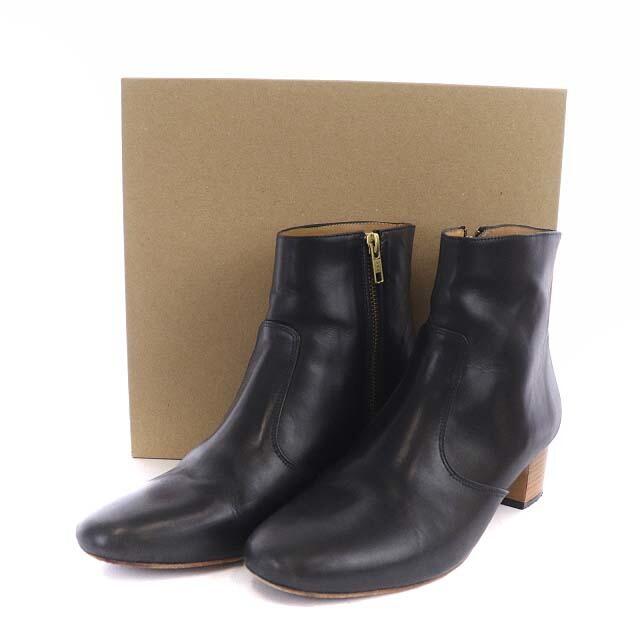 A.P.C - アーペーセー JOEYレザーブーツ ショート ラウンドトゥ 24.5cm