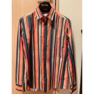 ポールスミス(Paul Smith)のポールスミス Paul Smith マルチカラー ストライプシャツ L(シャツ)