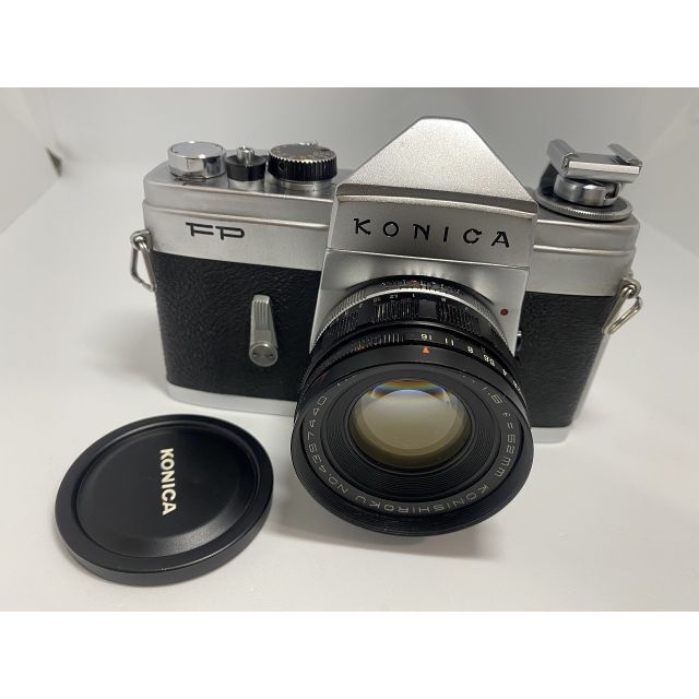 ☆超美品☆ KONICA FPとHEXANON 52mm F1.8のレンズセットフィルムカメラ