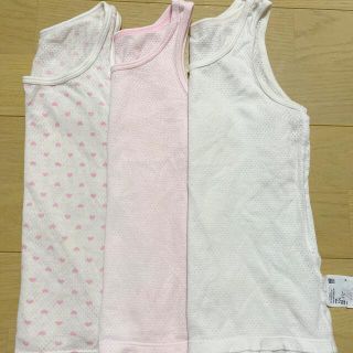 ユニクロ(UNIQLO)のユニクロ　メッシュ　肌着　タンクトップ　100cm(下着)