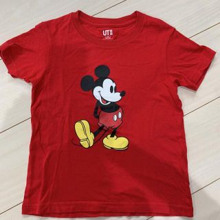 ユニクロ(UNIQLO)のUNIQLOミッキーTシャツ110cm(Tシャツ/カットソー)