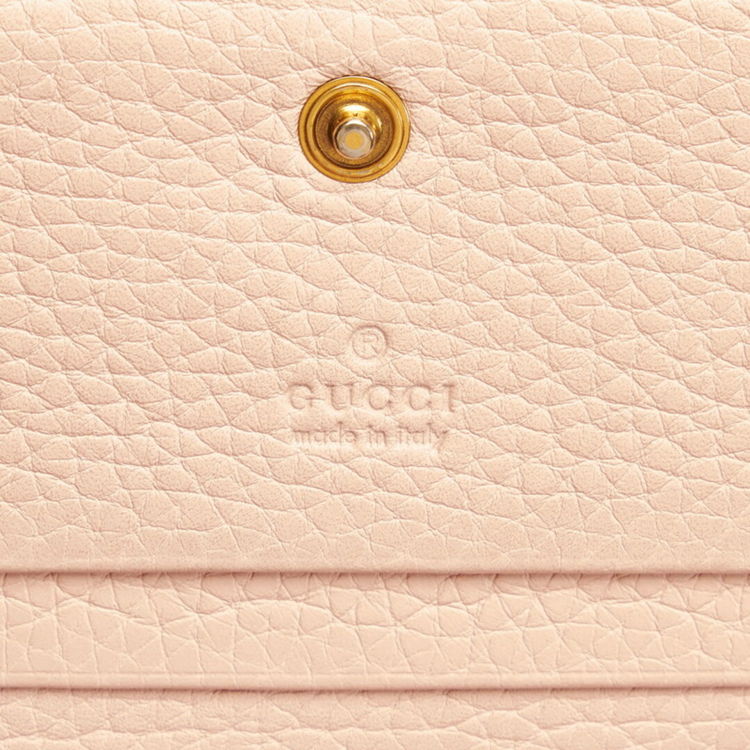 グッチ アニマリエ ビー 二つ折り財布 460185 レザー レディース GUCCI 【1-0065199】