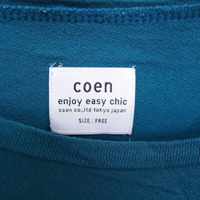 coen(コーエン)のコーエン カットソー Tシャツ ドルマンスリーブ 半袖 FREE 緑 レディースのトップス(カットソー(半袖/袖なし))の商品写真