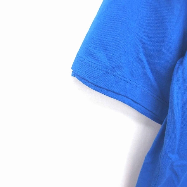 AZUL by moussy(アズールバイマウジー)のアズールバイマウジー タグ付き Tシャツ カットソー  Vネック 半袖 S 青 レディースのトップス(Tシャツ(半袖/袖なし))の商品写真