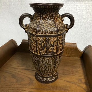 花瓶　エジプト模様(花瓶)