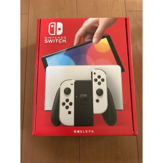 ニンテンドースイッチ(Nintendo Switch)のNintendo Switch 有機ELモデル ホワイト新品未開封(携帯用ゲーム機本体)