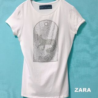 ザラ Tシャツ(レディース⁄半袖)（ライン）の通販 500点以上 | ZARAのレディースを買うならラクマ