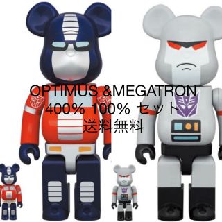 メディコムトイ(MEDICOM TOY)のBE@RBRICK OPTIMUS PRIME & MEGATRON(キャラクターグッズ)