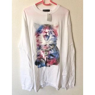 TRAVAS TOKYO 猫 ねこ キャット CAT Tシャツ 長袖