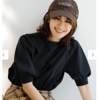 ニジュウサンク(23区)の【新品　未使用　タグ付き】　エディターズ パフスリーブ Tシャツ　23区　(Tシャツ(半袖/袖なし))