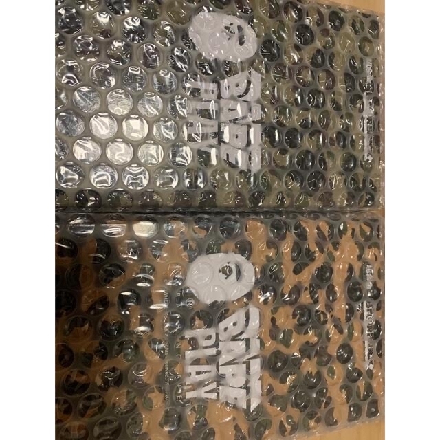 A BATHING APE(アベイシングエイプ)のBE@RBRICK 1ST CAMO GREEN / YELLOW2体セット ハンドメイドのおもちゃ(フィギュア)の商品写真