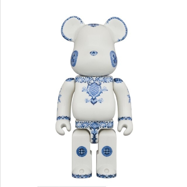 ベアブリック　九谷BE@RBRICK 400％ 匠【青華更紗紋】